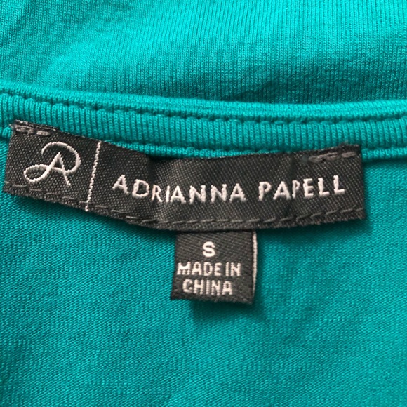 Adrianna Papell | Solid Sleeveless Shark Bite - Picture 5 of 7